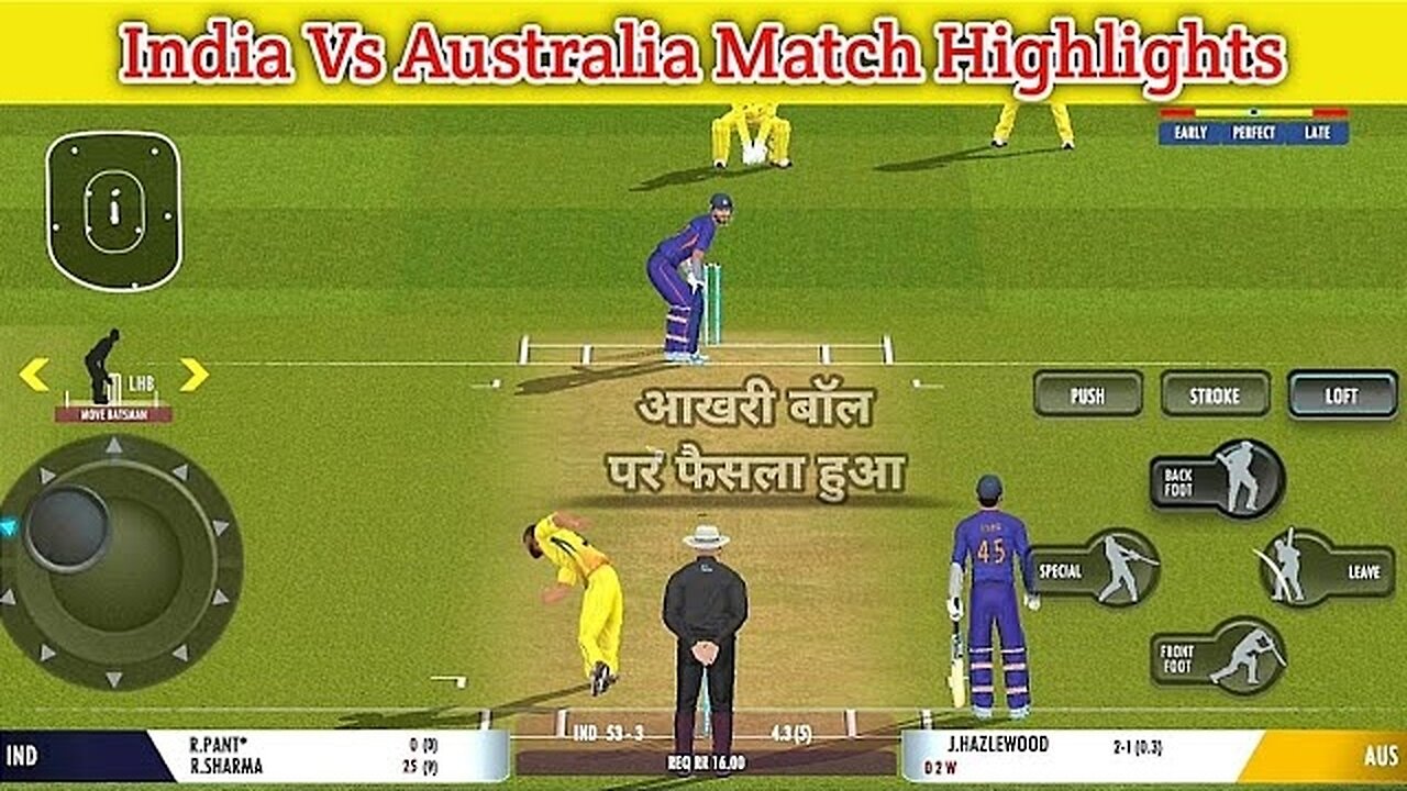 India vs Australia match highlights