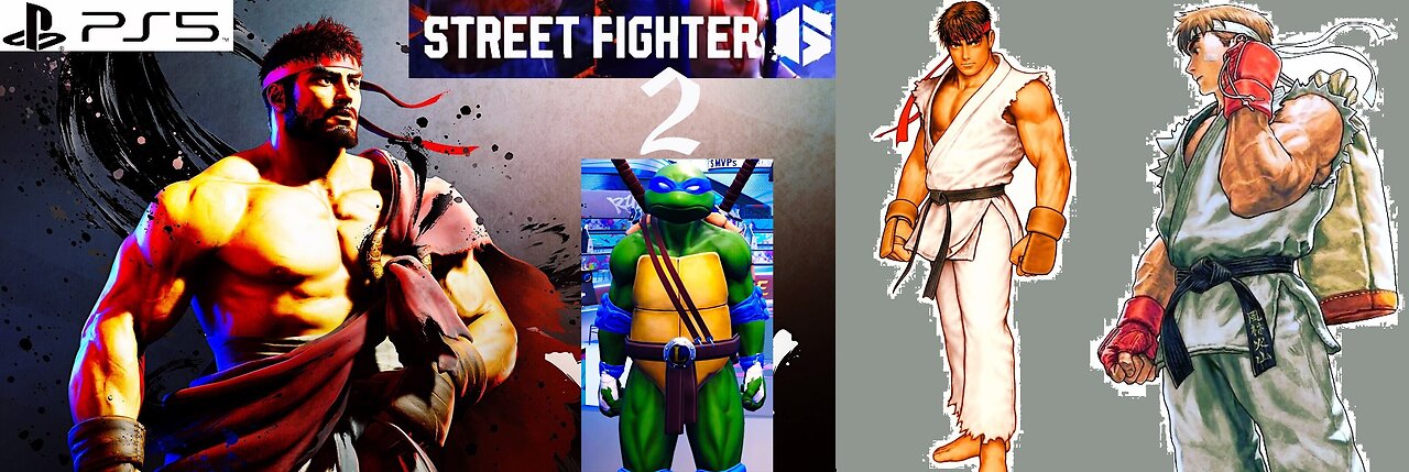 STREET FIGHTER 6 : Teenage Mutant Ninja Turtles 2️⃣🗡🐢🥷🏻💥👊🏻🥋 (PS5🎮)