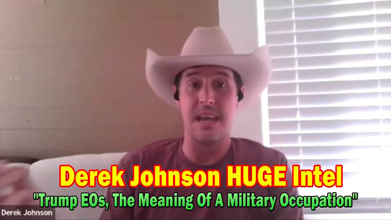 Derek Johnson HUGE Intel Sep 10: "Trump EOs, The Meaning Of A Military Occupation"