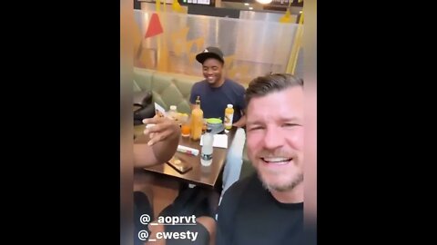 Michael Bisping gets a free Nando’s from fans