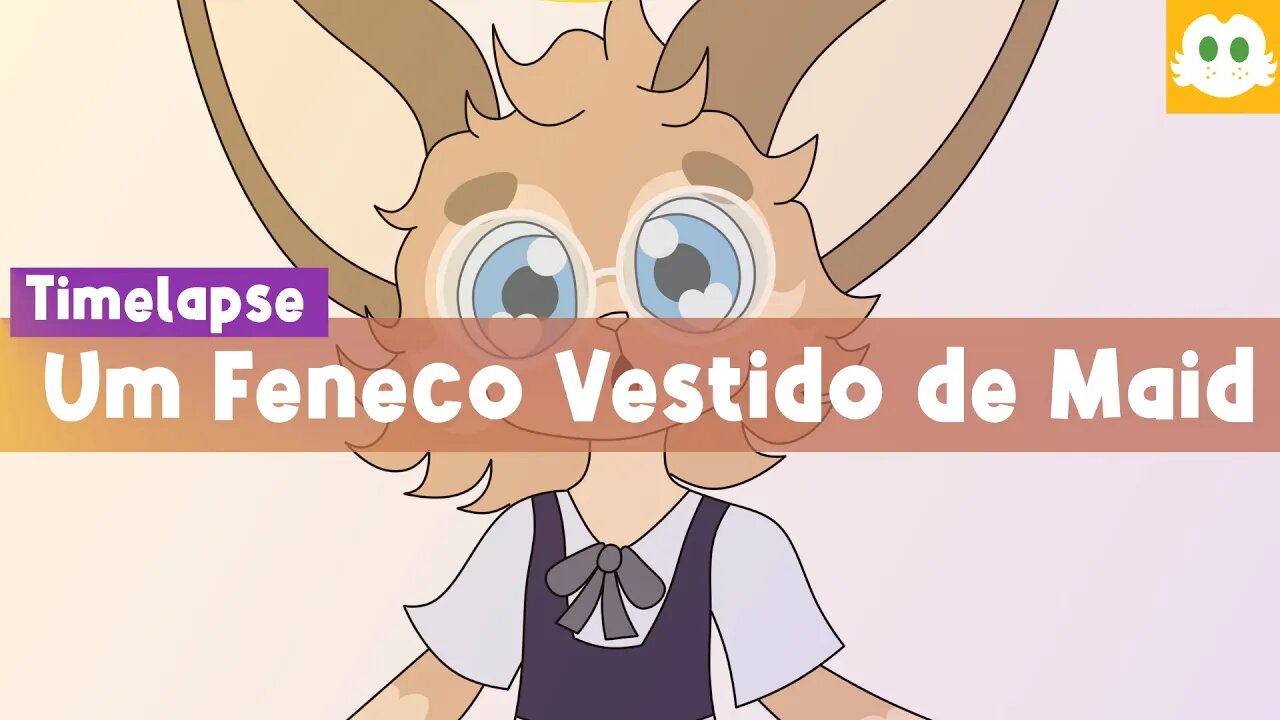 Um Feneco com Vestido de Maid [Timelapse]