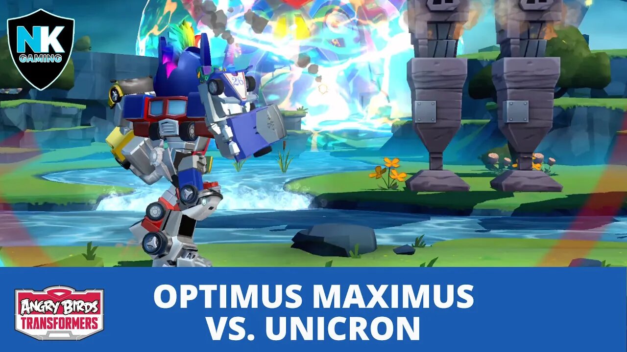 Angry Birds Transformers 2.0 - Optimus Maximus vs. Unicron