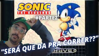 JOGANDO ATÉ ZERAR - SONIC THE HEDGEHOG - MEGA DRIVE - #parte2 - zona 2 até o boss