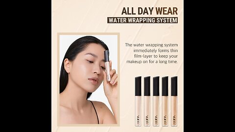 AEKYUNG Luna Long-Lasting Tip Concealer, Full Coverage Korean Makeup,