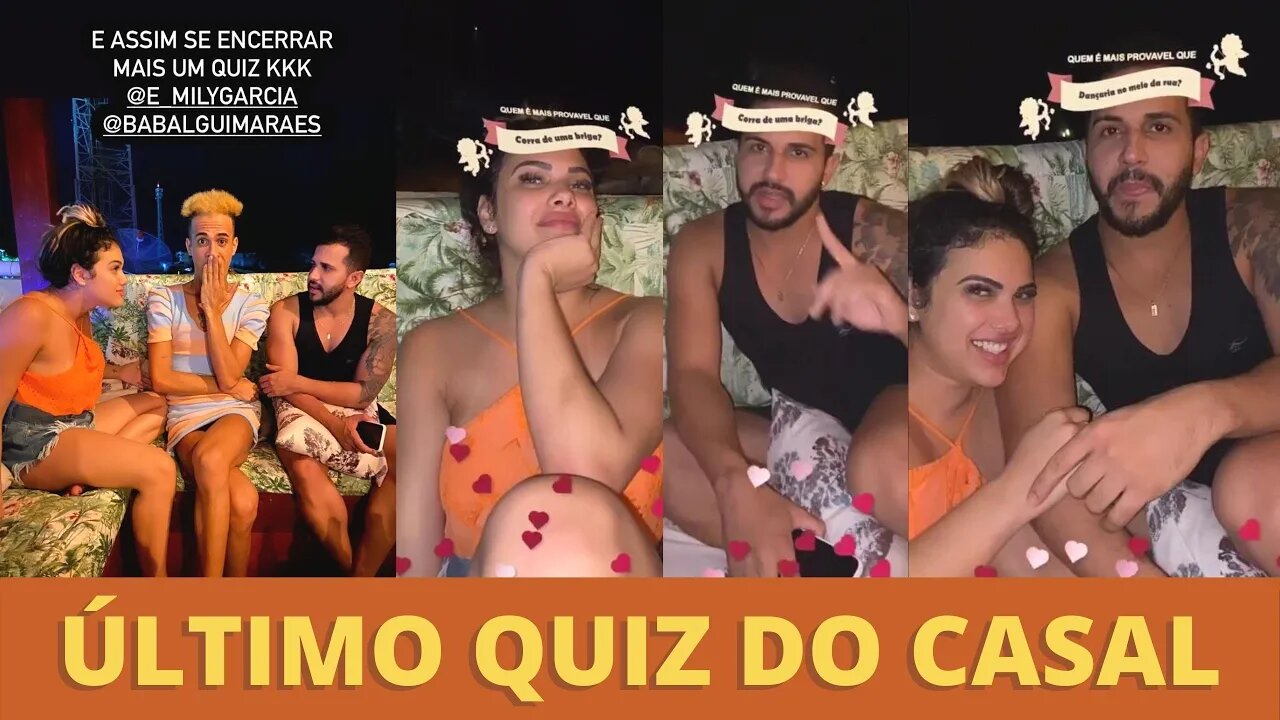 Último QUIZ Na Temporada | BABAU E EMILY e a DISBOCUDA | Casa de Carlinhos Maia