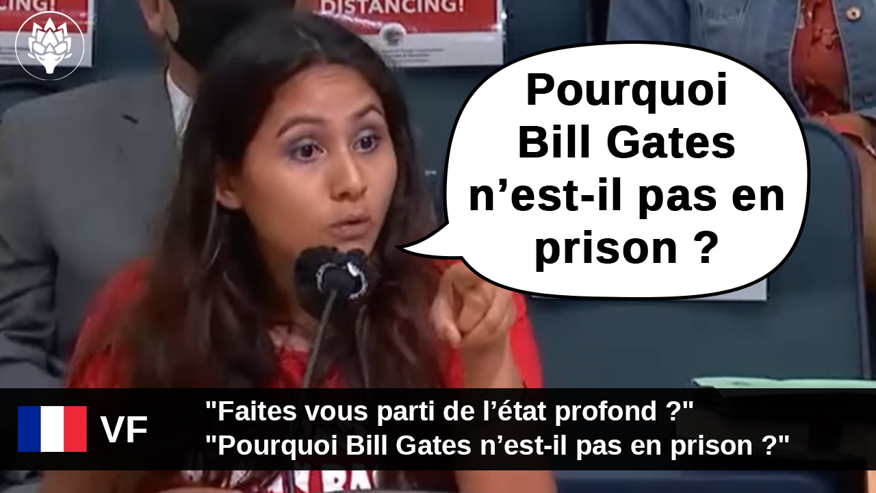 "Pourquoi Bill Gates n'est-il pas en prison ? Faites vous parti de l'état profond ?"