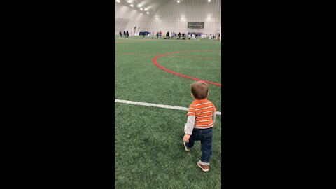 Walter on the soccer field