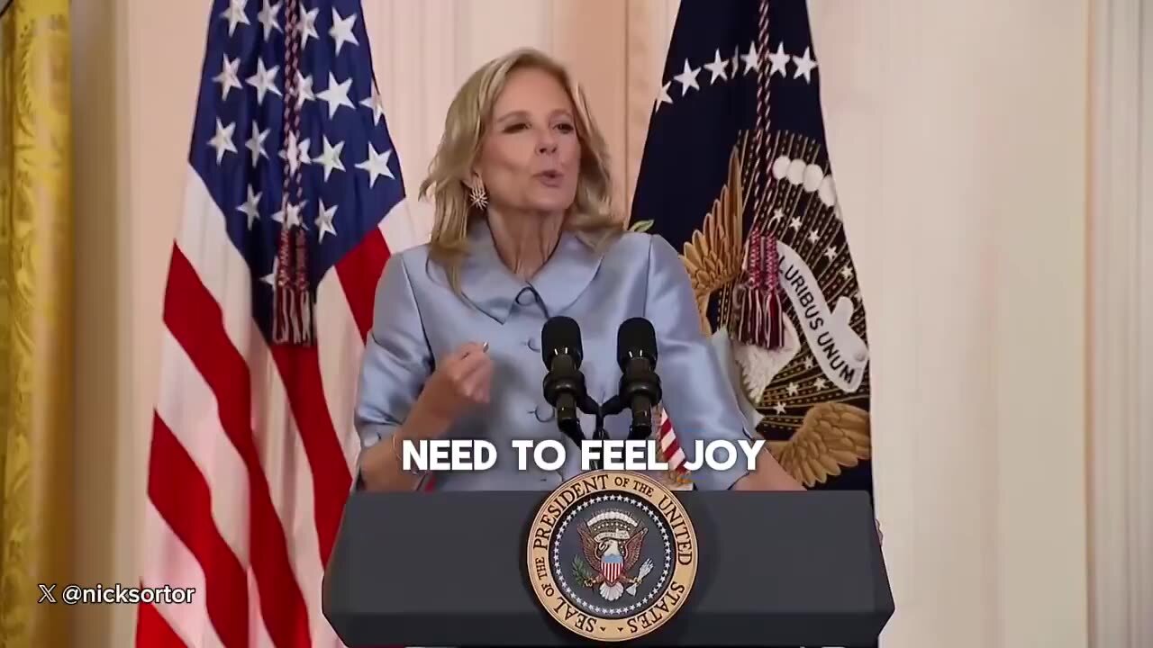 Jill Biden Openly Mocks Kamala Harris&apos; &quot;Joy&quot; Campaign