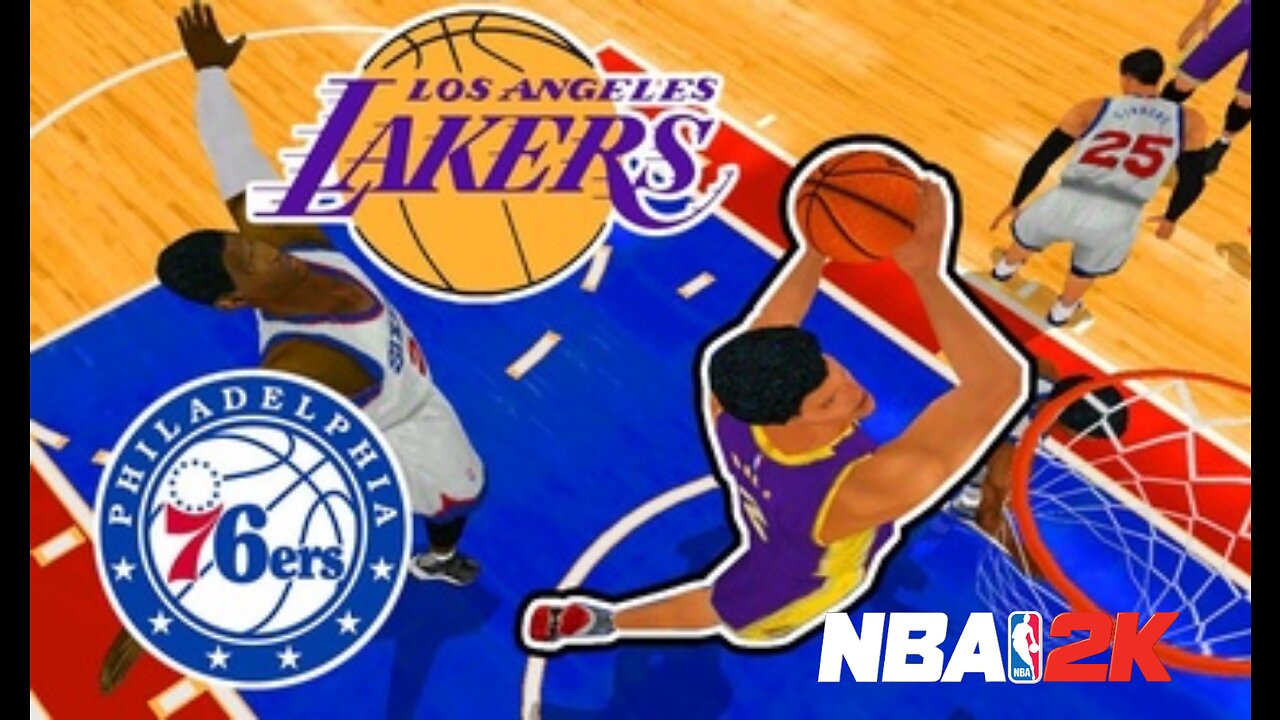 Nba2K: Philadelphia Sixers vs The Los Angeles Lakers