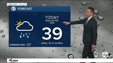 Detroit Weather: Rain arrives this evening