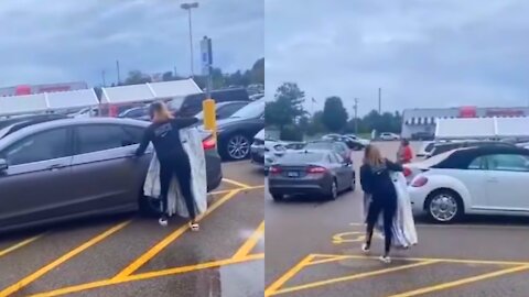 Instant Justice: Thief Caught Seconds After Leaving Store