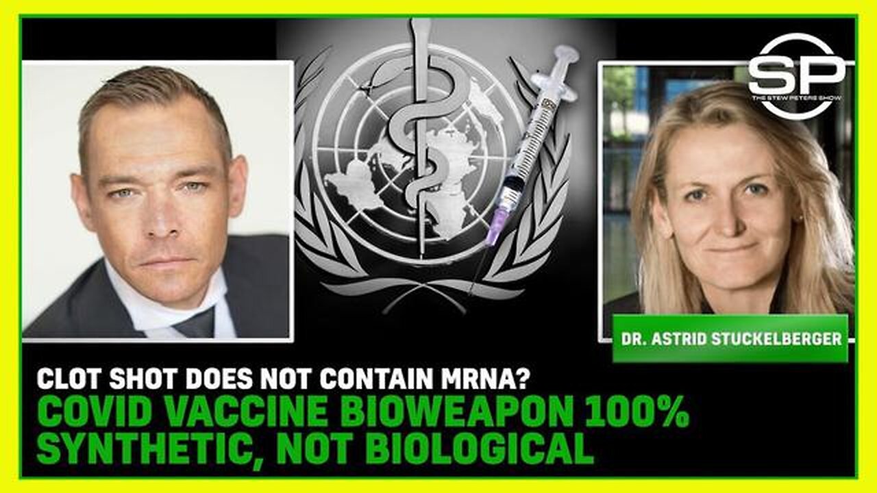 CLOT SHOT DOES NOT CONTAIN MRNA COVID VACCINE BIOWEAPON 100 SYNTHETIC, NOT BIOLOGICAL