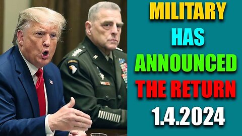 MILITARY HAS ANNOUNCED THE RETURN OF TRUMP UPDATE TODAY | SHOCKING NEWS UPDATE