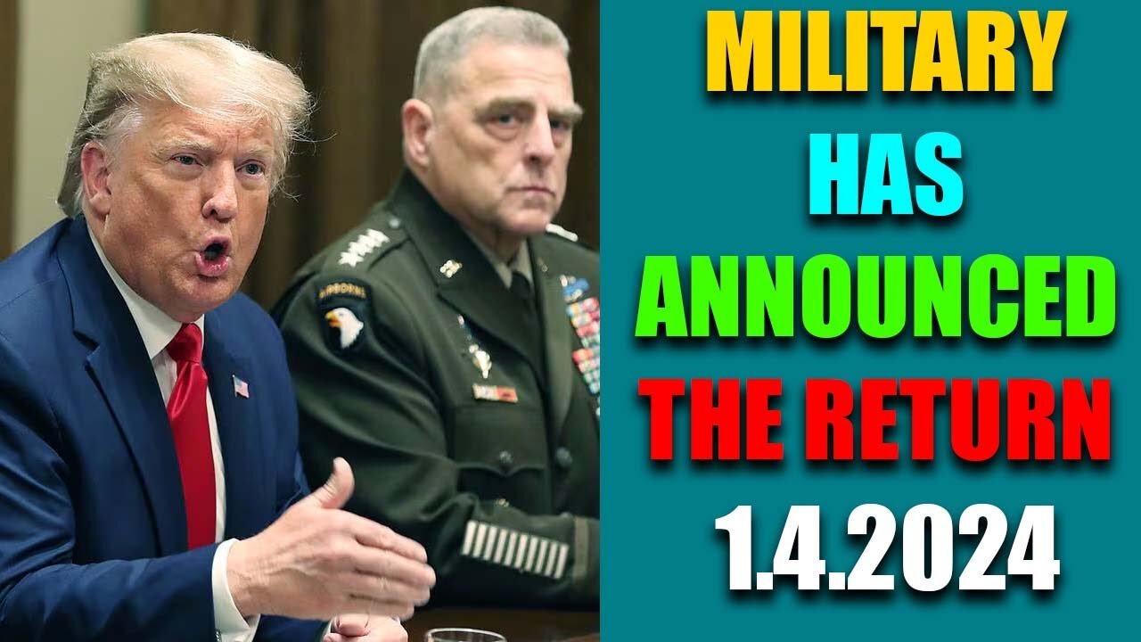 MILITARY HAS ANNOUNCED THE RETURN OF TRUMP UPDATE TODAY | SHOCKING NEWS UPDATE