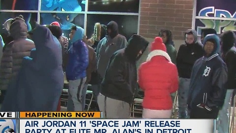 Celebrating return of Air Jordan 11 Space Jam Sneakers (6:30)