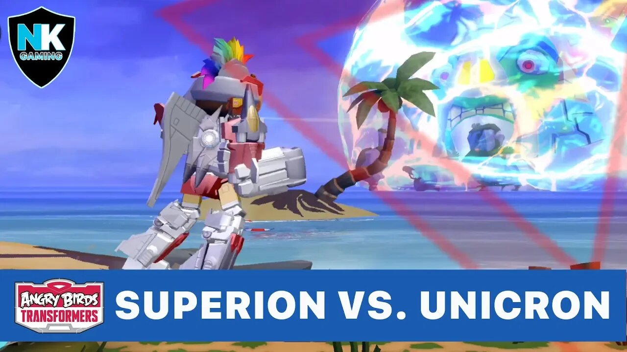 Angry Birds Transformers - Superion vs. Unicron