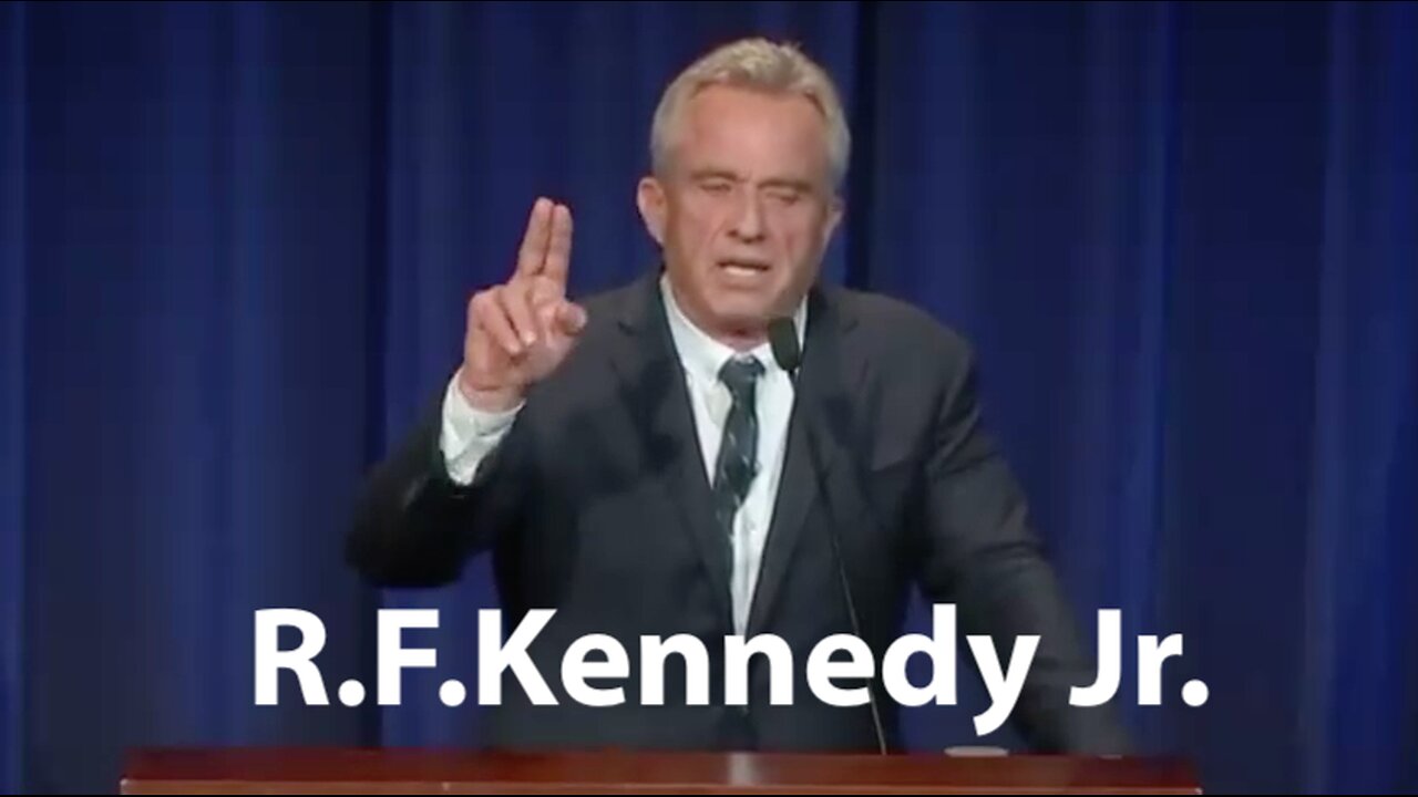 RFK Jr. Discusses Bio-Weapon Programs - Pray for His Safety After This Speech