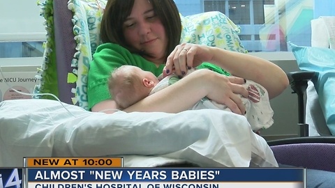 Dozens of would-be New Year's babies welcomed early