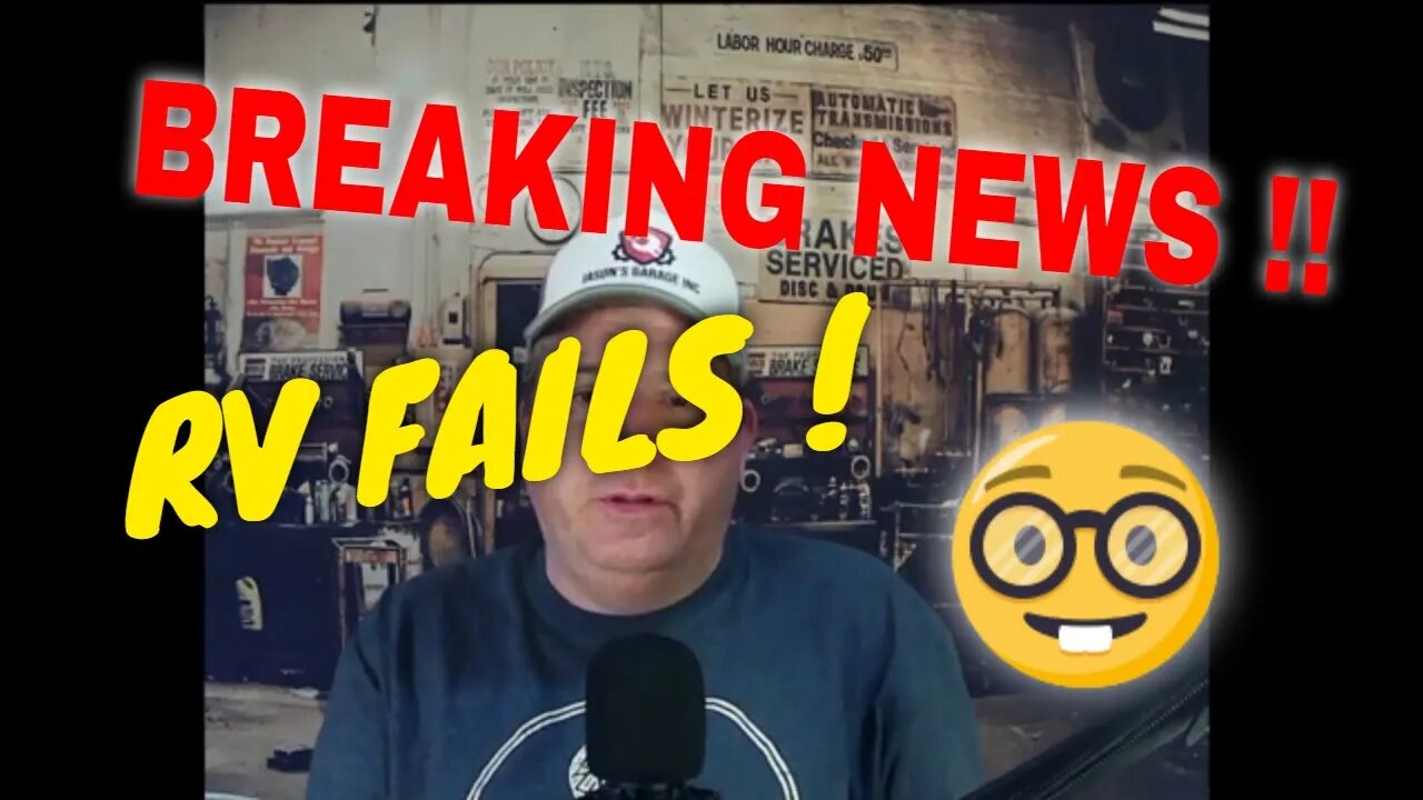 BREAKING NEWS ! checking in with RV fails