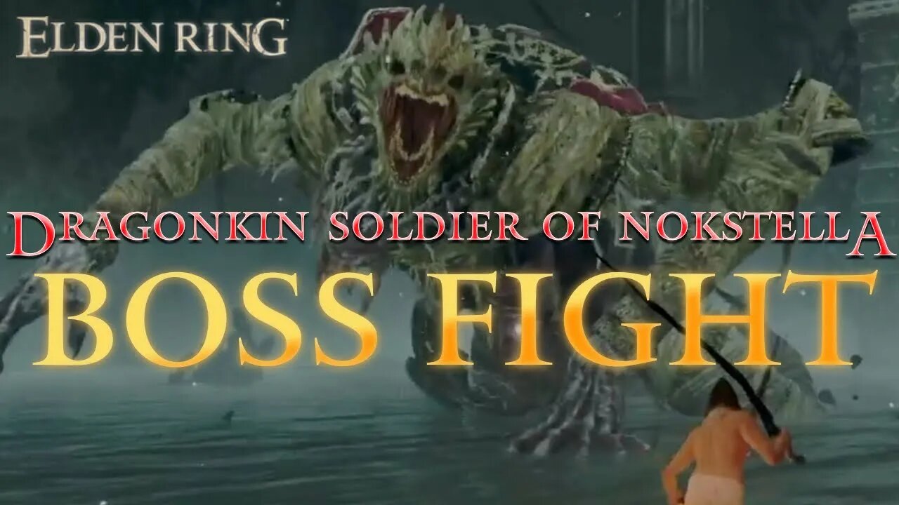 Elden Ring Dragonkin Soldier of Nokstella Boss Fight