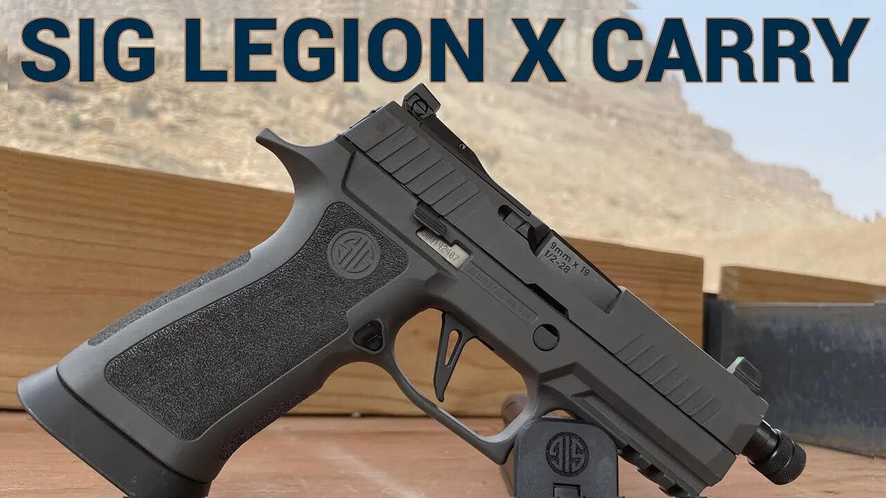 First Look at the Sig Sauer Legion X Carry Pistol