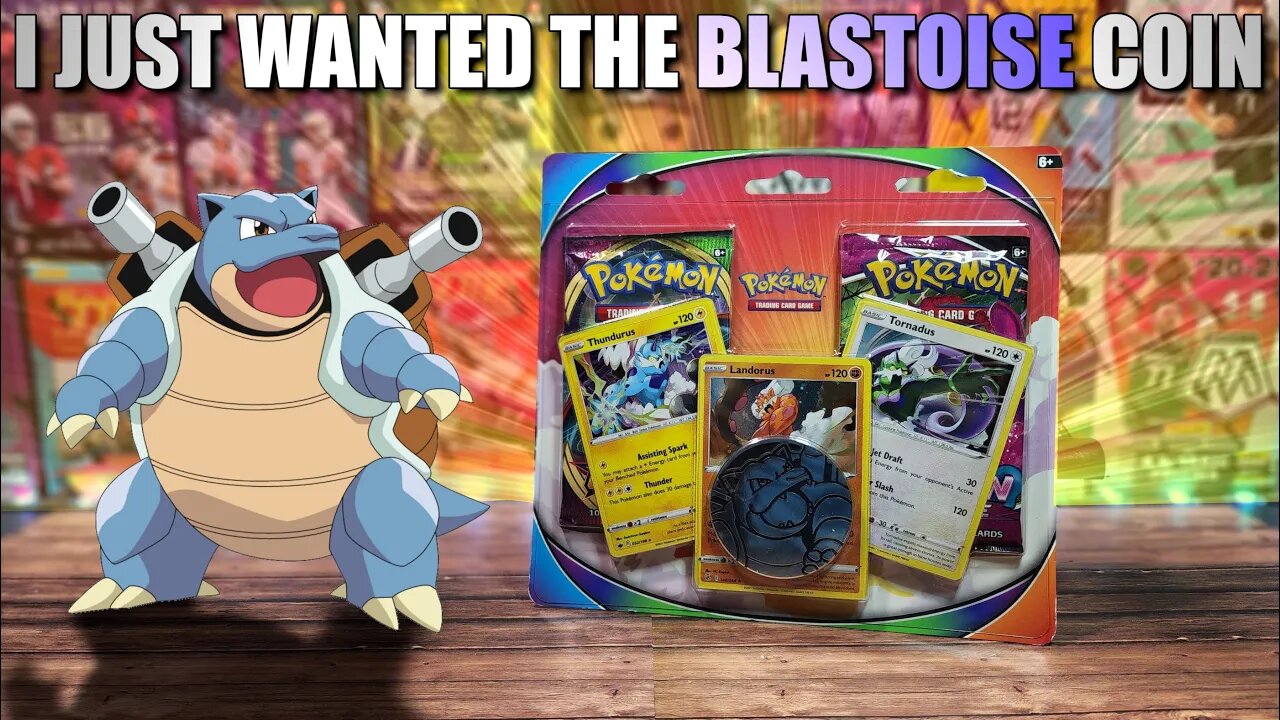 I Just Wanted the BLASTOISE Coin | Let's Rip These 2 Packs of Vivid Voltage & Fusion Strike Anyway!