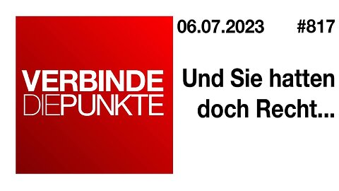 Verbinde die Punkte 817 - Und Sie hatten doch Recht... vom 06.07.2023