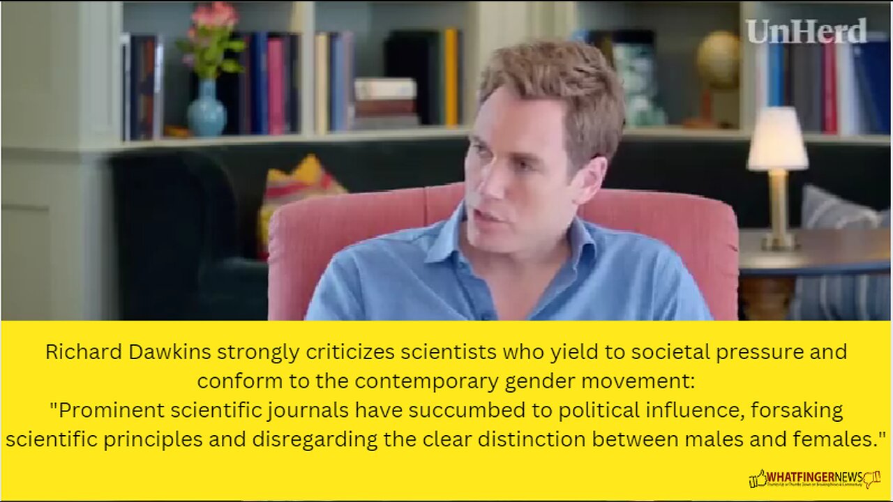 Richard Dawkins strongly criticizes scientists who yield to societal pressure and conform
