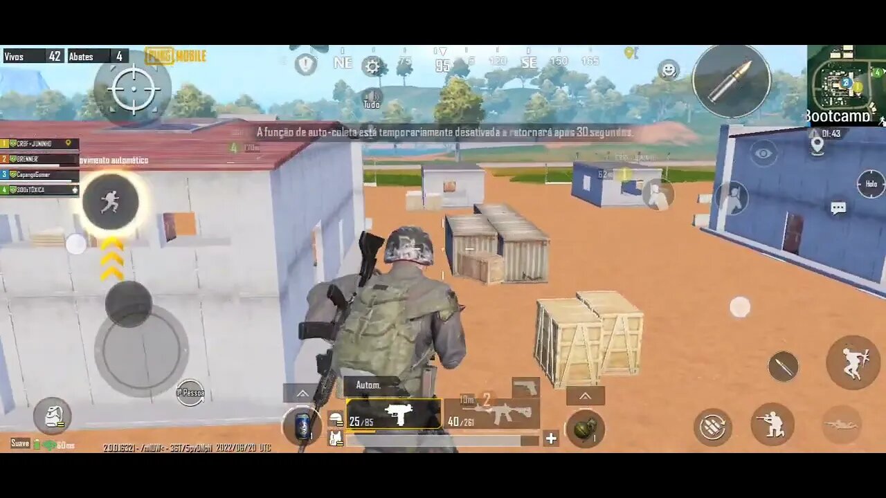 O meu Squad estava nervoso demais, mas deu certo. GG, estratégia é tudo.