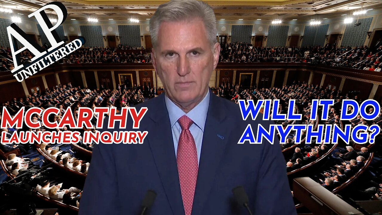 Kevin Mccarthy launches inquiry into Biden Crime Family & Is it TOO LITTLE TOO LATE?