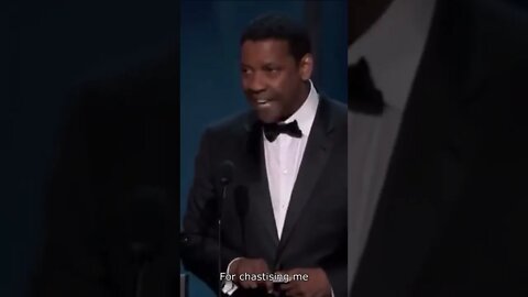 Denzel Washington Speech: Thank God - Christian Response Forum #shorts