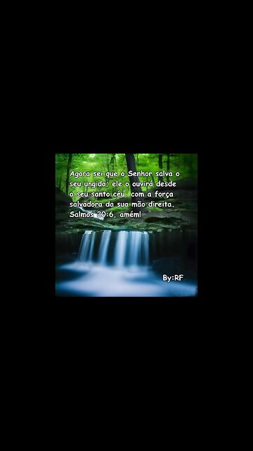 Agora sei que o Senhor salva