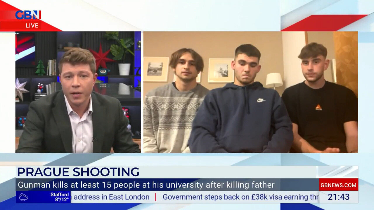 Young Britons Detail Witnessing Shocking Prague Shooting: 'Could Have Been Us'