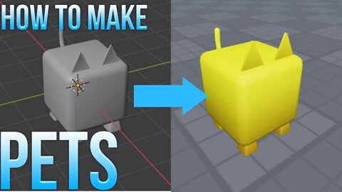 How to make pets in ROBLOX for beginners | Blender