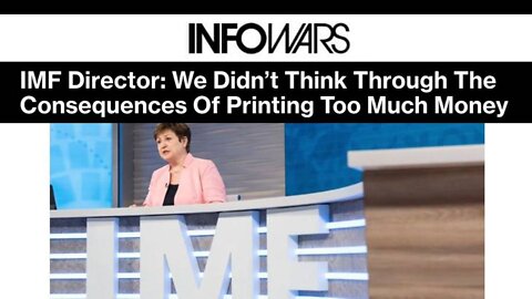 VIDEO: IMF Director Admits Global Collapse Imminent