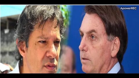OLHA QUEM FALA, HADDAD ! Haddad volta a chamar Bolsonaro de verme