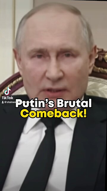 Putin’s Brutal Comeback! #putin