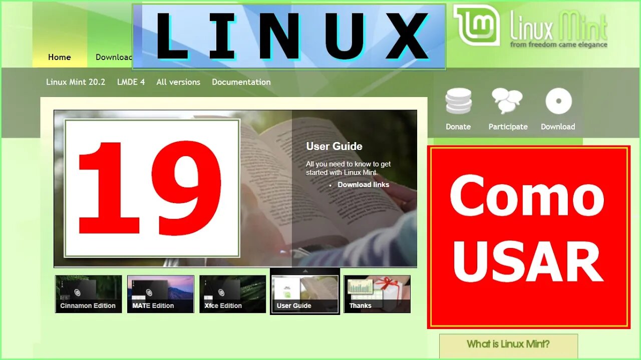 19- Como personalizar o Xfce Linux Mint Como criar atalhos instalar programas usar Synaptic e outras