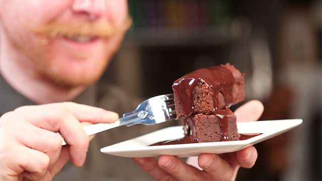 Paul A. Young's salted chocolate fudge brownie recipe