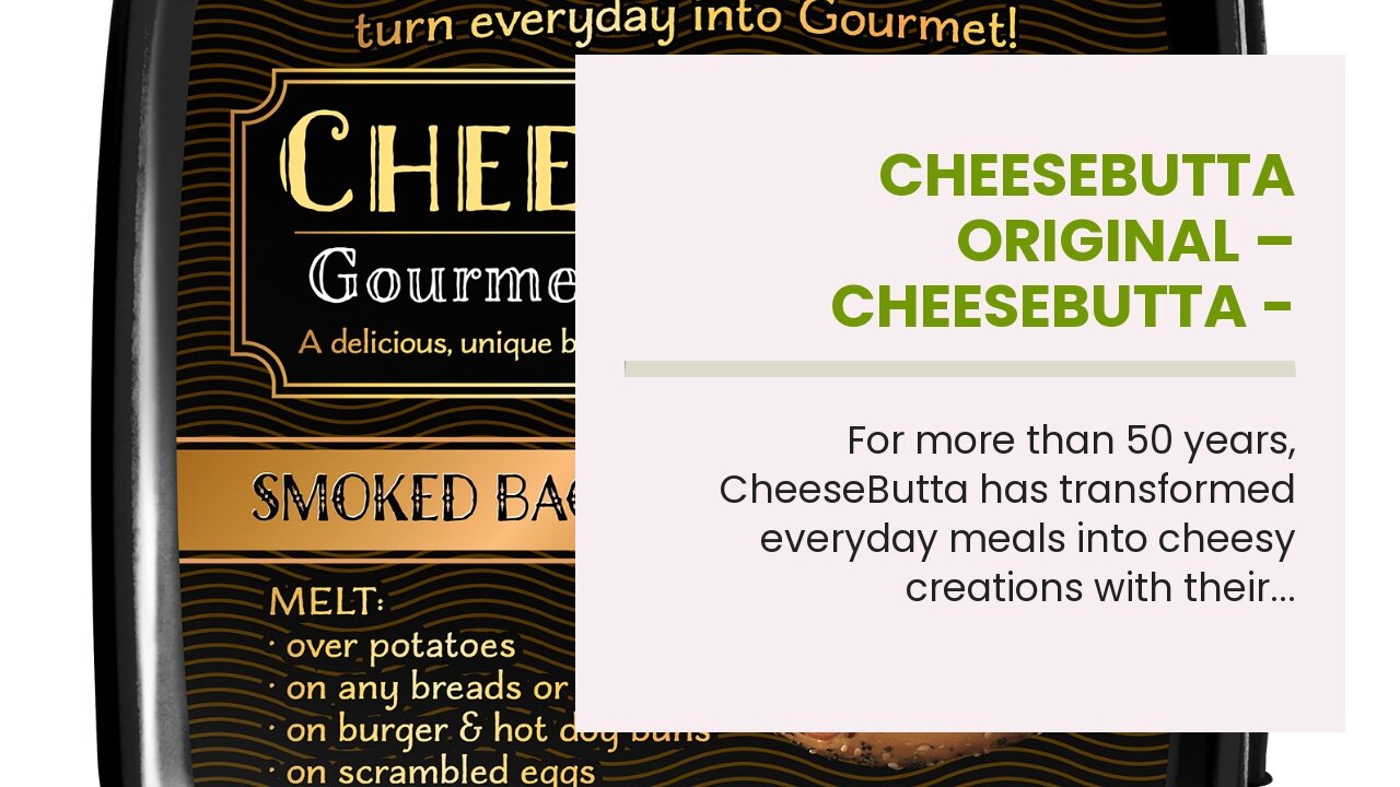 CheeseButta Original – CheeseButta - Gourmet Products