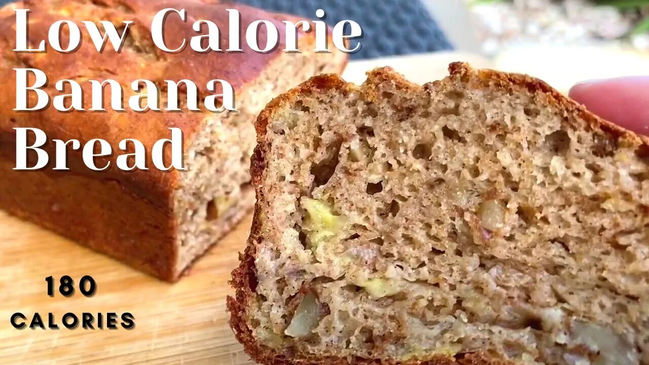 Low Calorie Banana Bread 176 CALORIES #Shorts