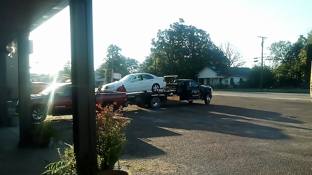 Car Picked Up By Tow Truck West Side Paris, Tx