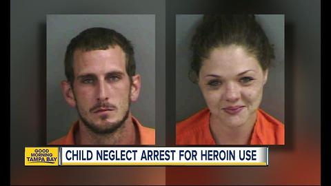 Police: Florida mother arrested for smoking heroin with a child in the back seat of car