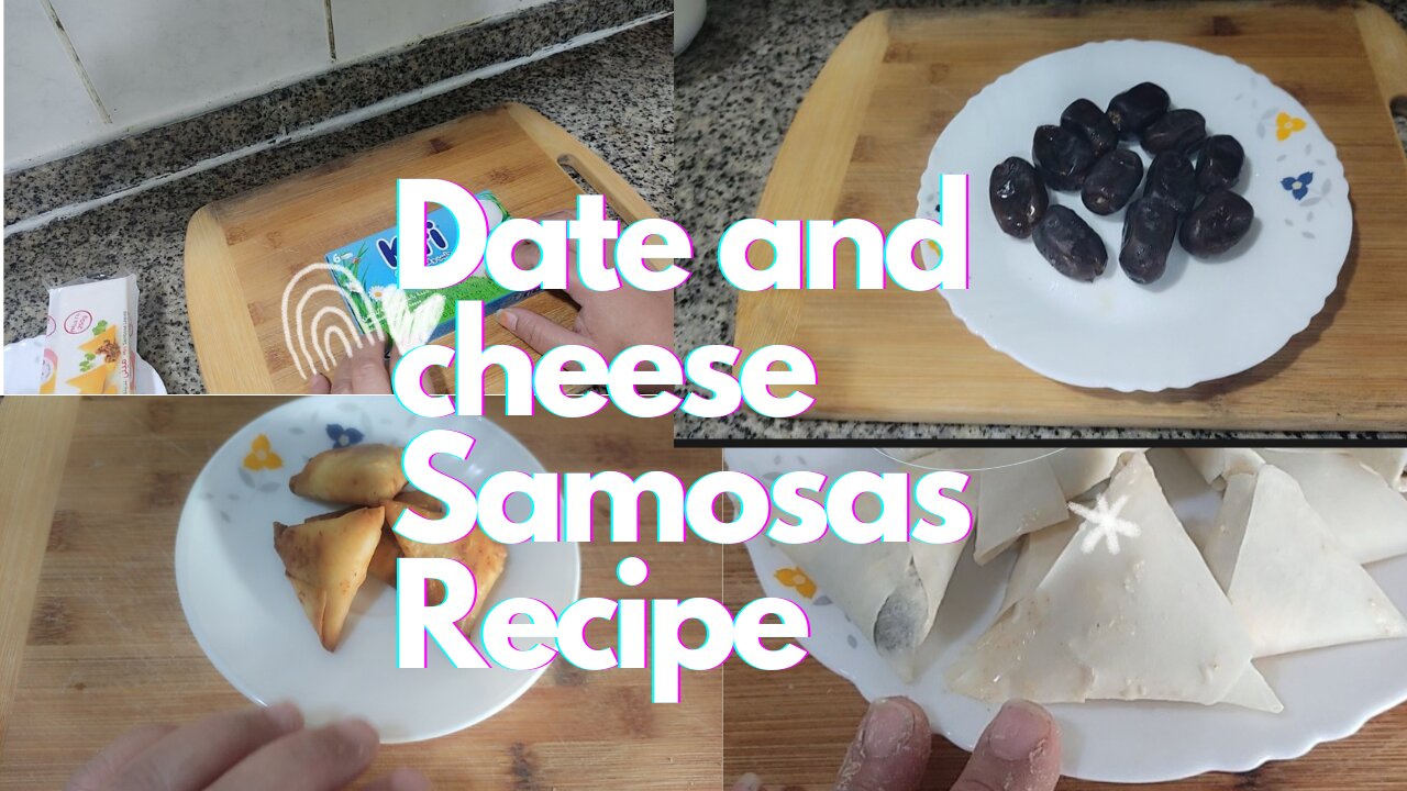 Date and cheese Samosas Recipe|Crispy Delights| My Routine in UAE Sharjah | Tuba Durrani C&M