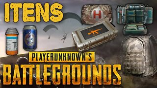 Como funcionam os Itens do PUBG? (Consumíveis e Não Consumíveis)