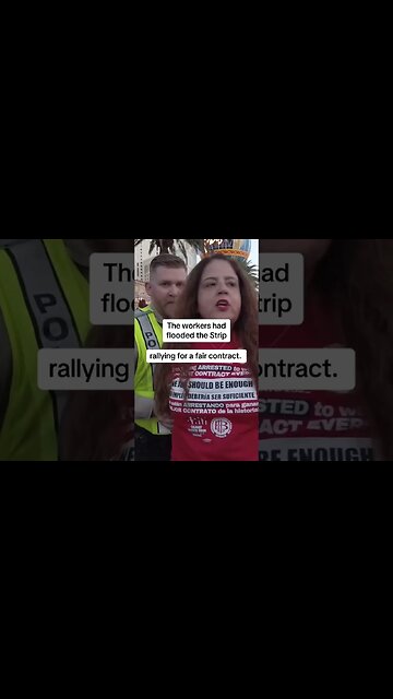 Police arrest dozens of protesting hotel workers in Las Vegas