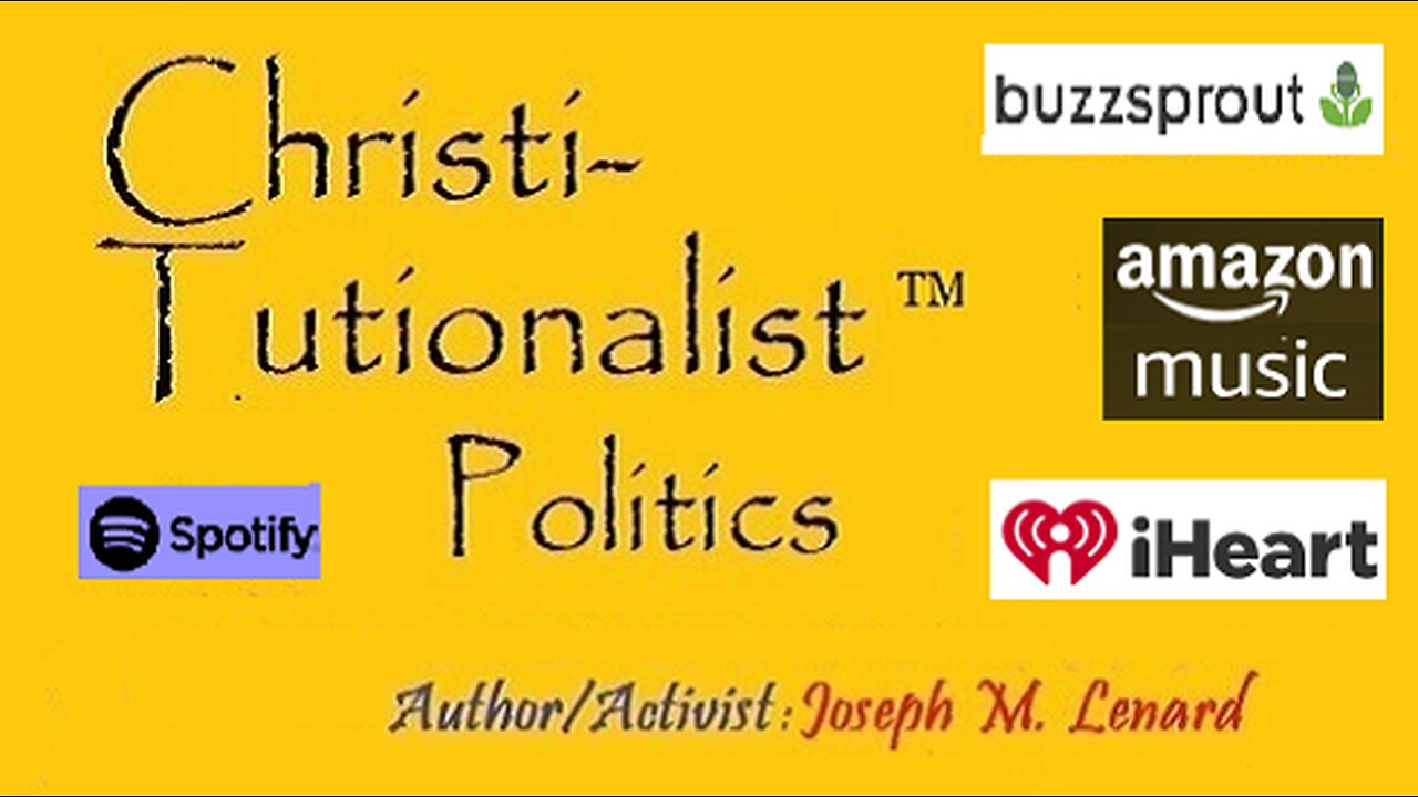 Please Like, Subscribe, Comment, Share, ChristiTutionalist (TM) Politics and Savaged Unfiltered podcasts