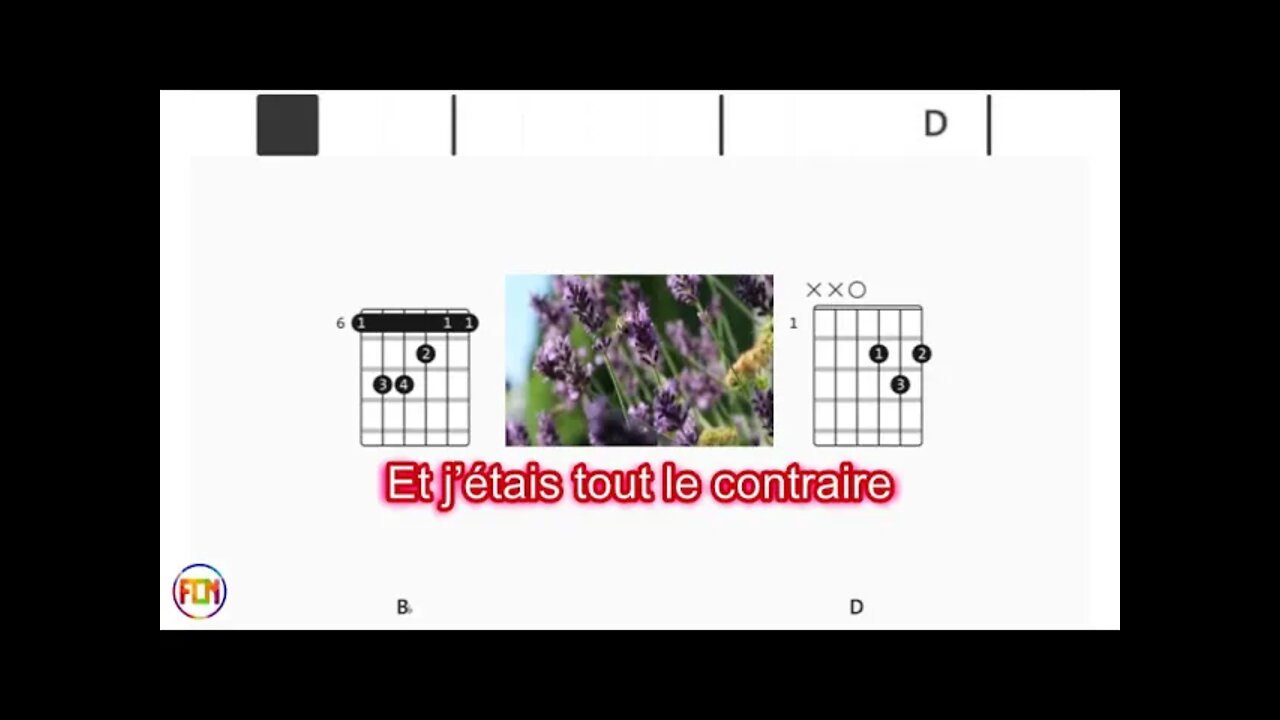 Francis Cabrel - Te ressembler - (Chords & Lyrics like a Karaoke)