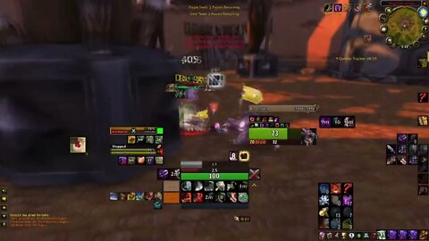 self proclaimed best rogue on kirtonos get destroyed even with the typical fear resis on feral