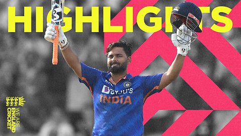 Pant and Pandya Sparkle For India | Highlights - England v India | 3rd Men's Royal London ODI 2022